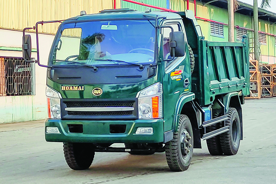 Giá lăn bánh Xe Tải Hoa Mai tại Hà Tĩnh