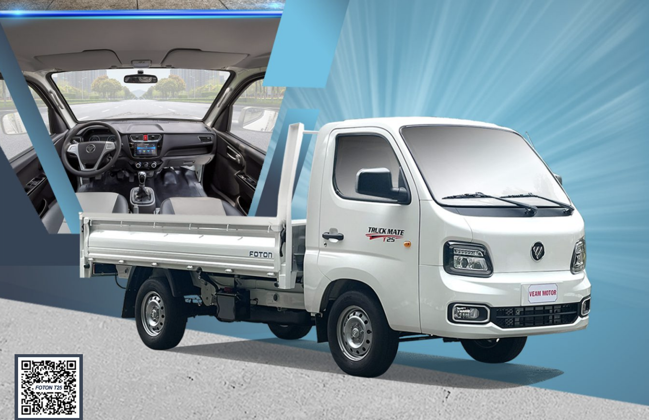 Giá lăn bánh Veam Foton T25 tại Hà Tĩnh